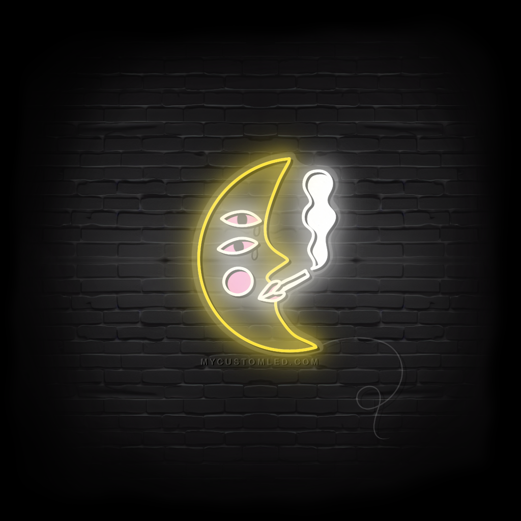 Chill Moon LED Neon Sign
