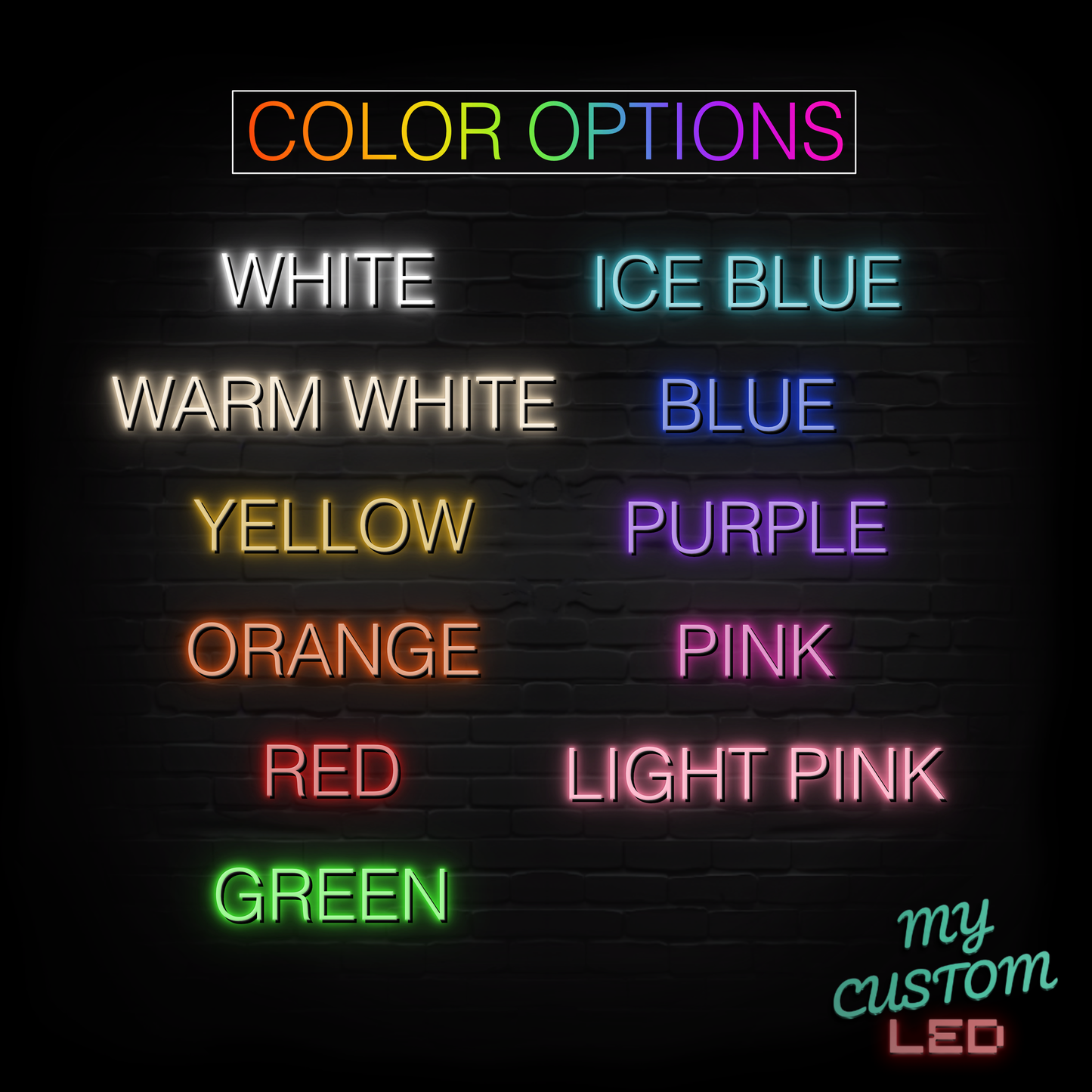 COOL is the new HOT LED Neon Sign