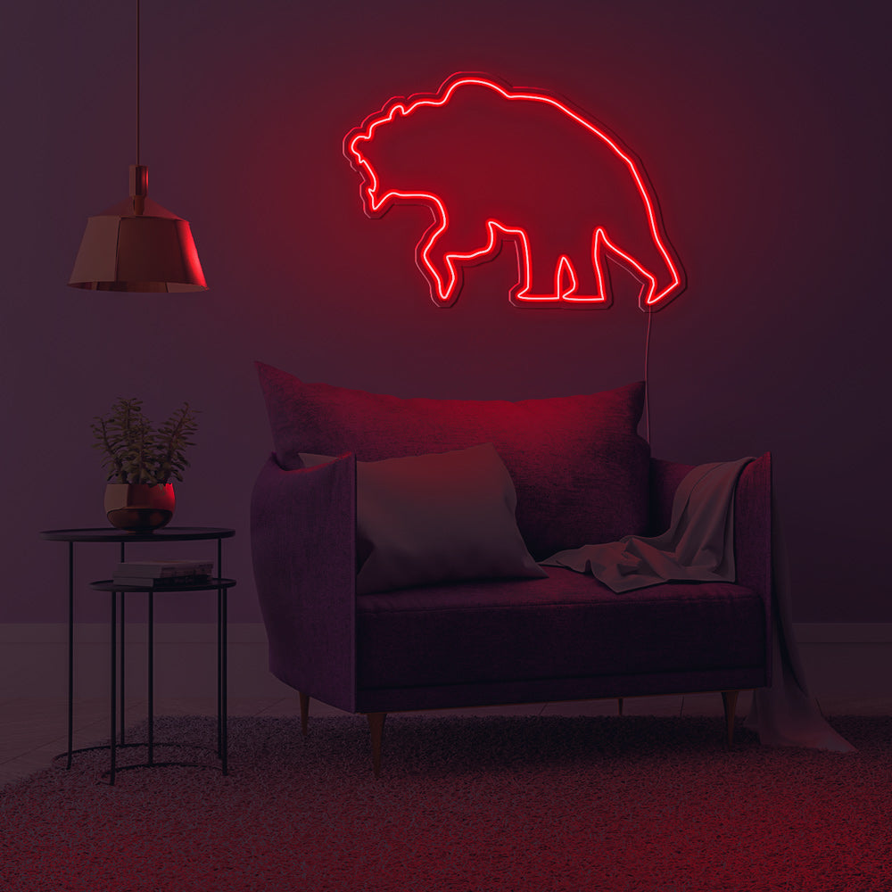 Bear Market Neon LED Sign