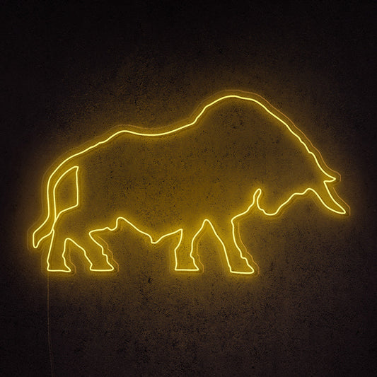Bull Market Neon LED Sign