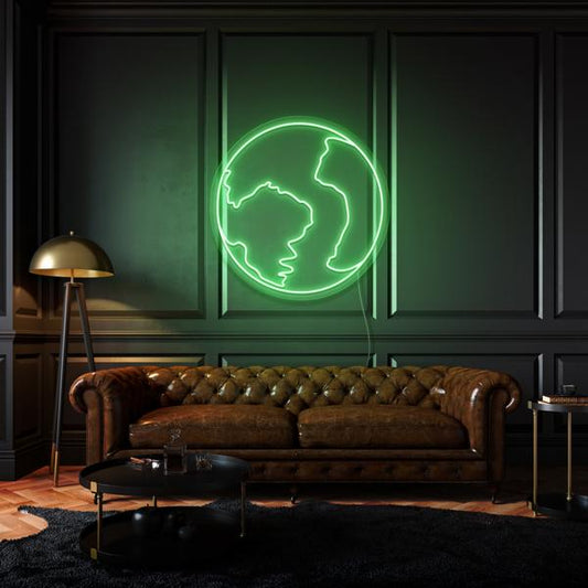 The Earth LED Neon Sign