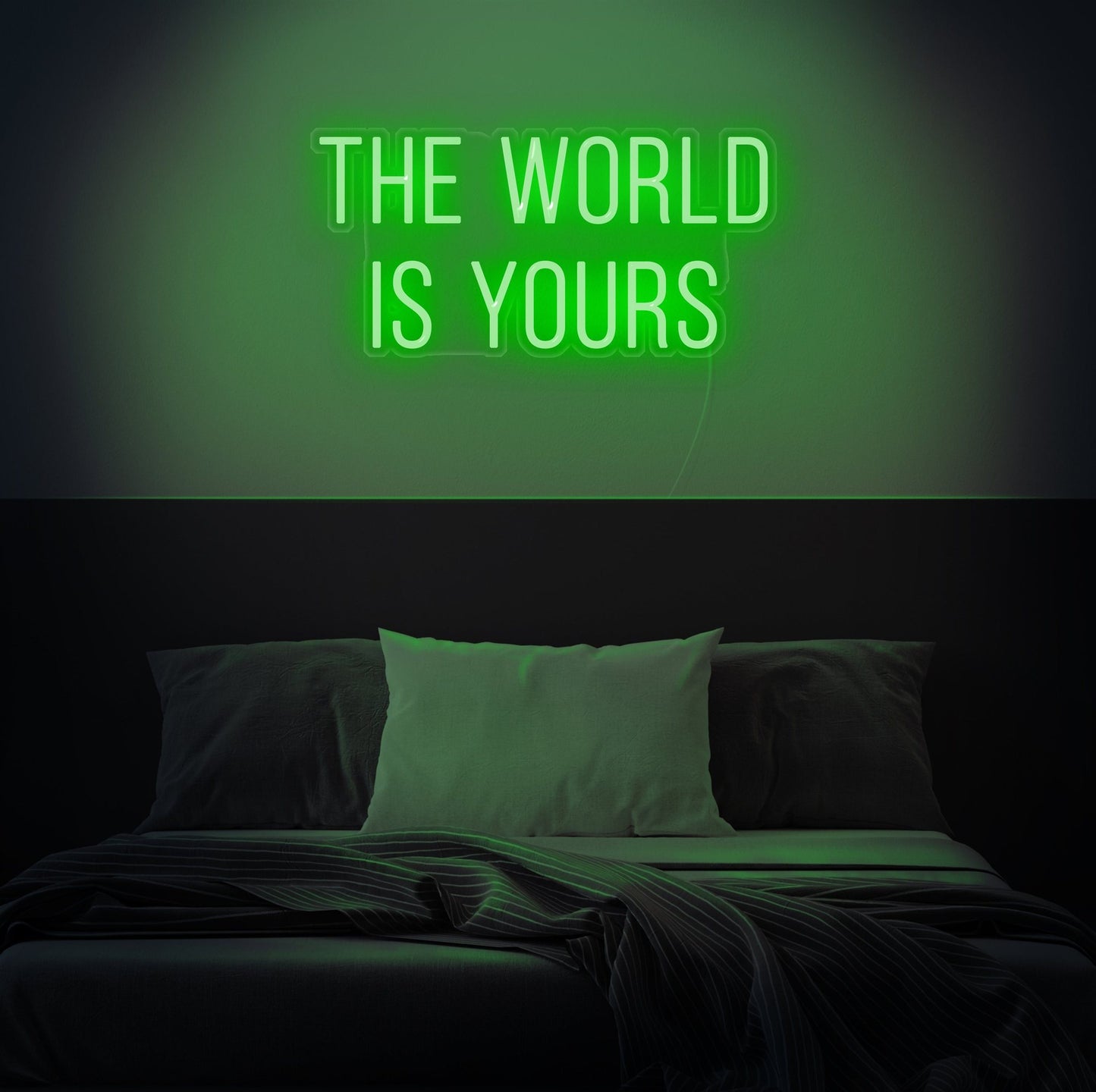 The World Is Yours LED Neon Sign