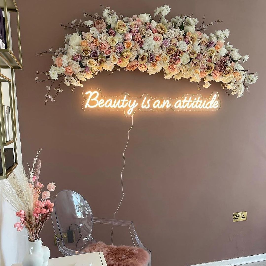 Beauty is an Attitude LED Neon Sign