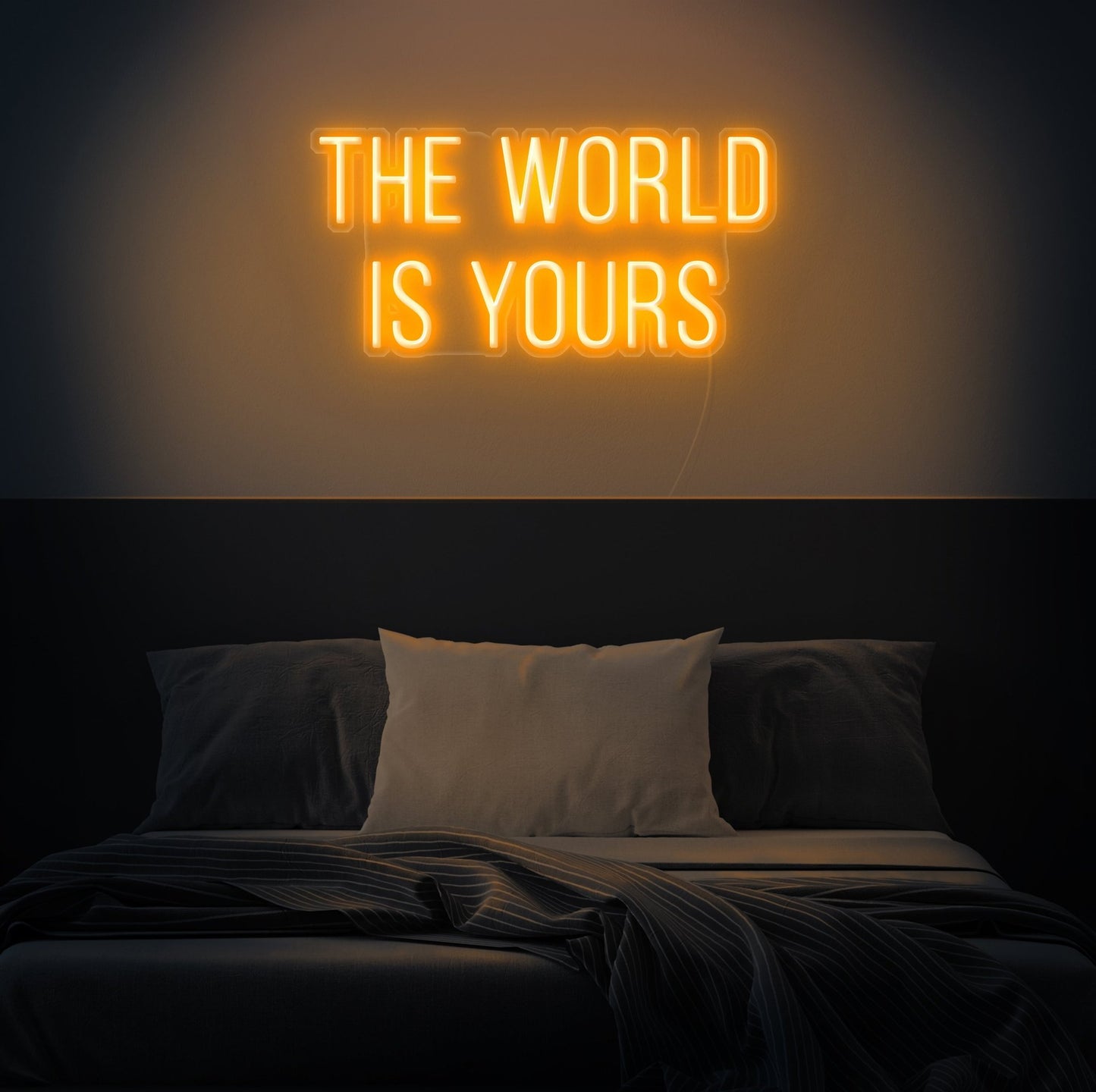 The World Is Yours LED Neon Sign