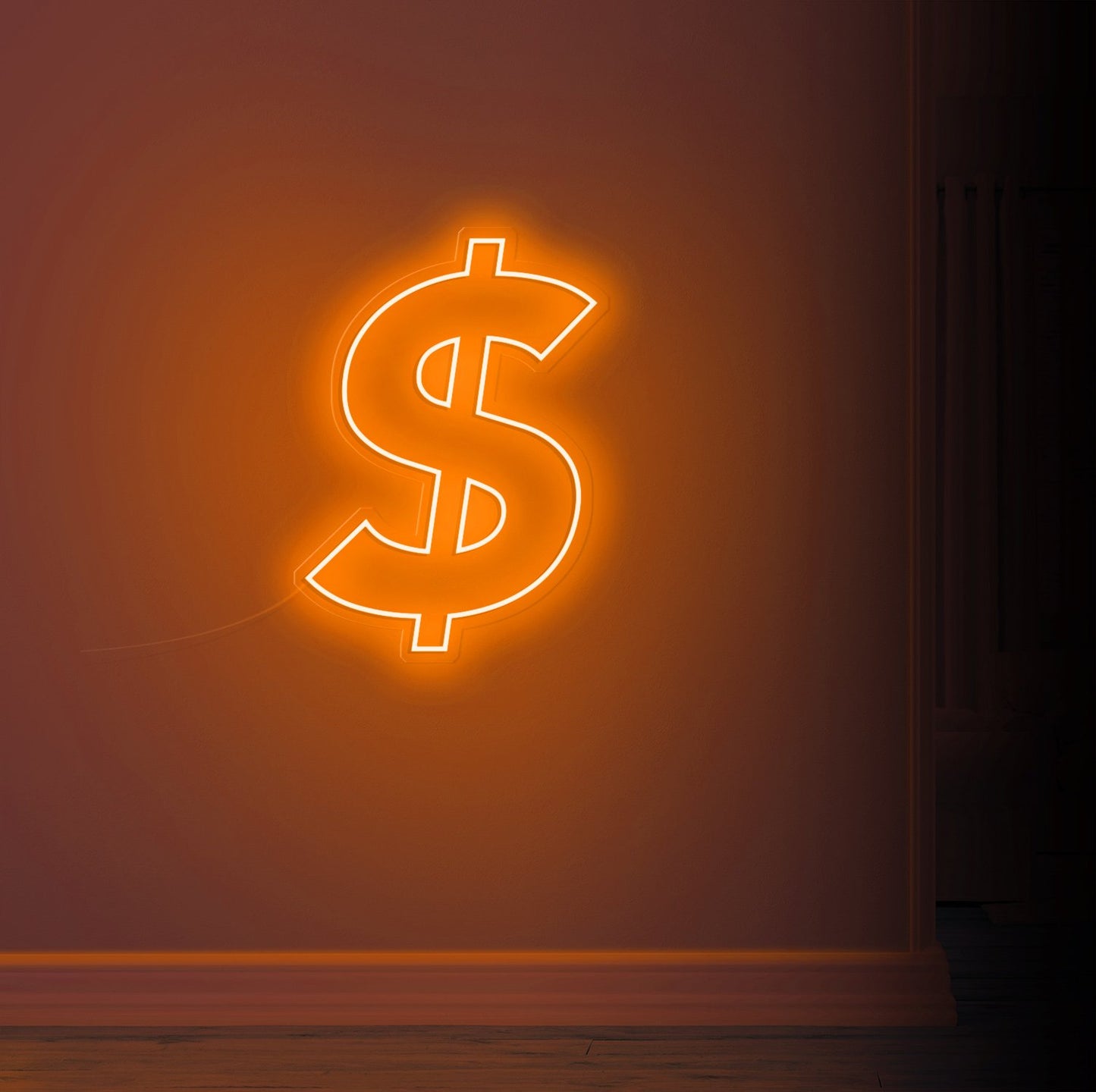Dollar Sign LED Neon Sign