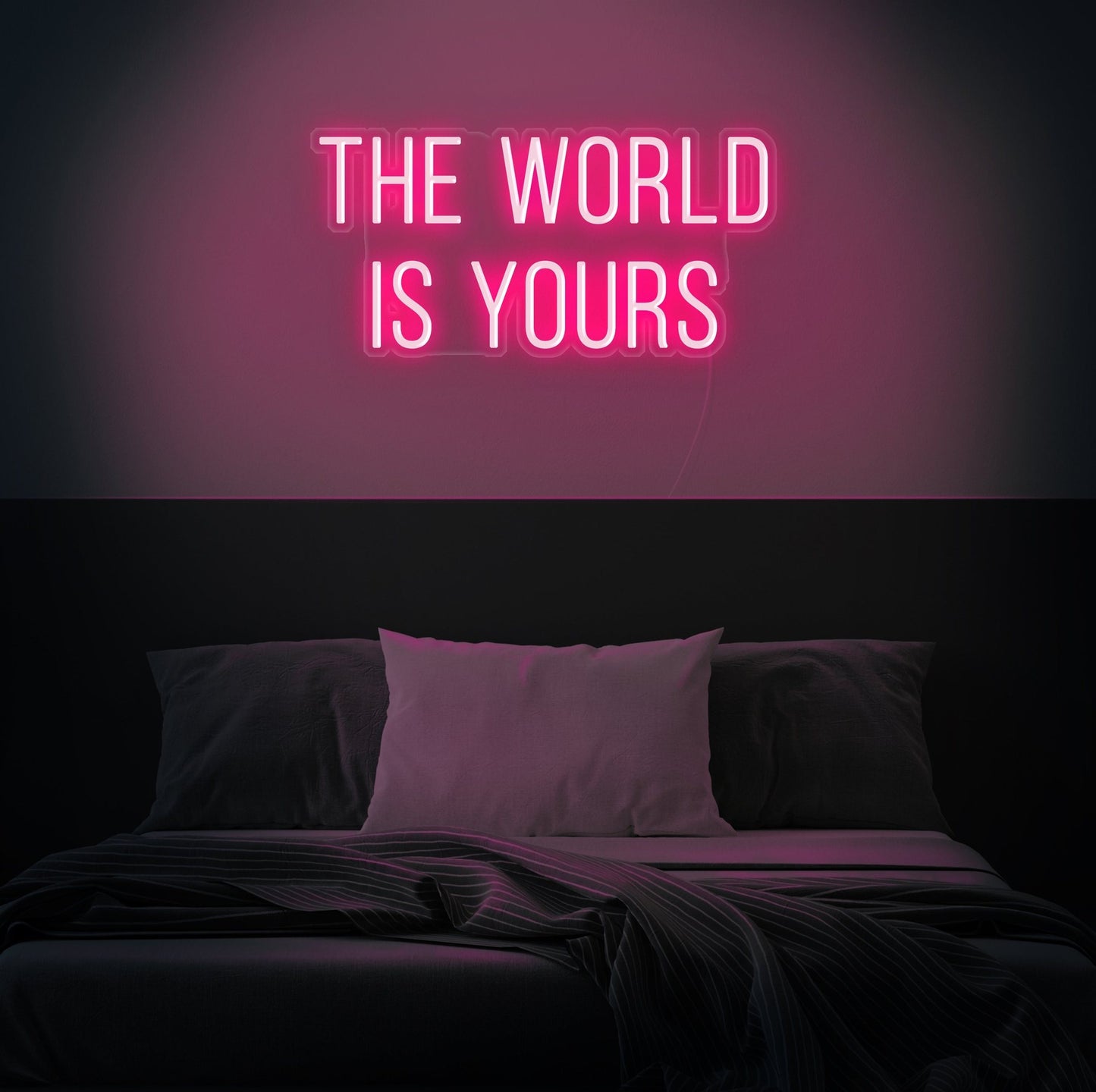 The World Is Yours LED Neon Sign