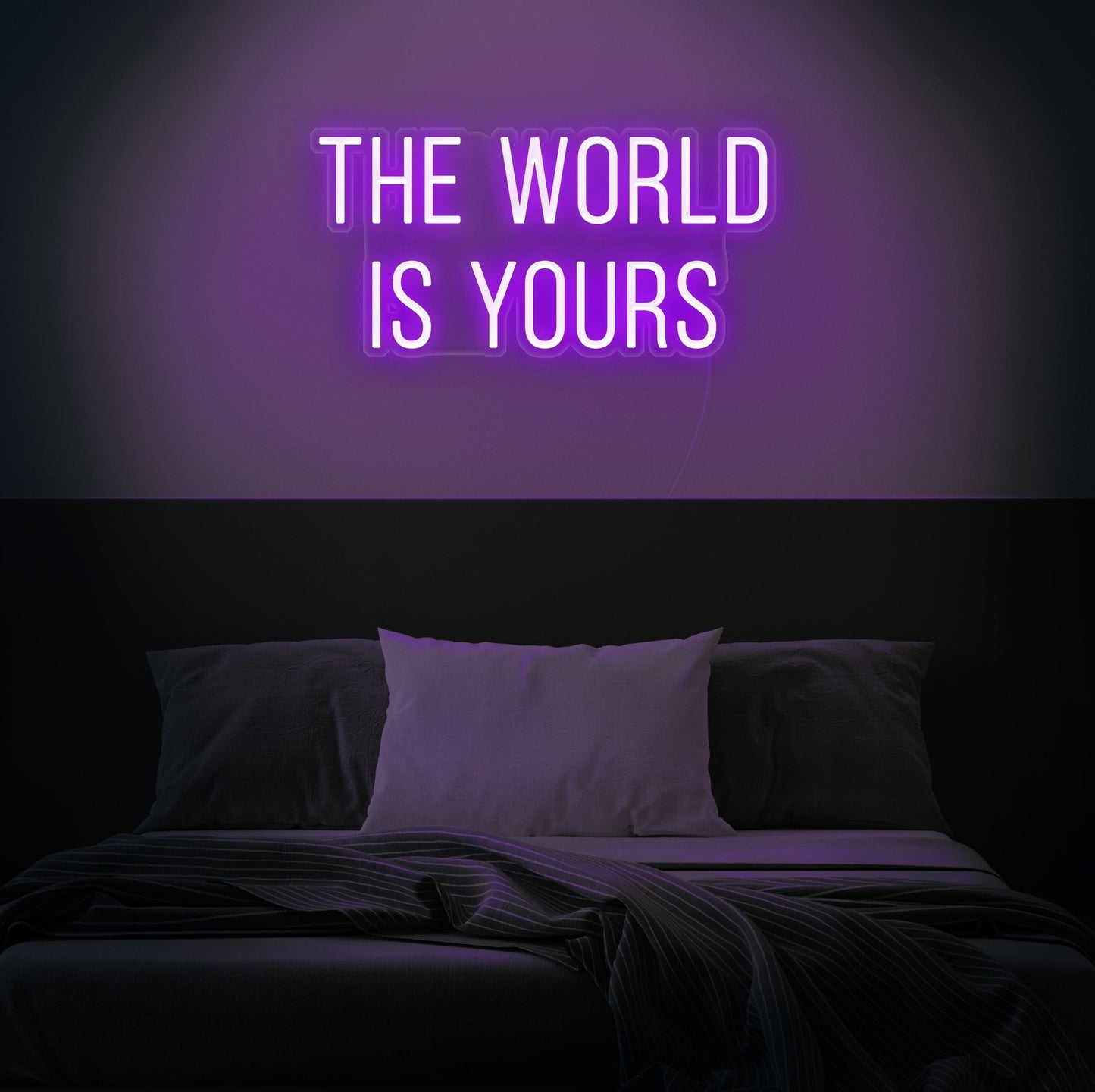 The World Is Yours LED Neon Sign