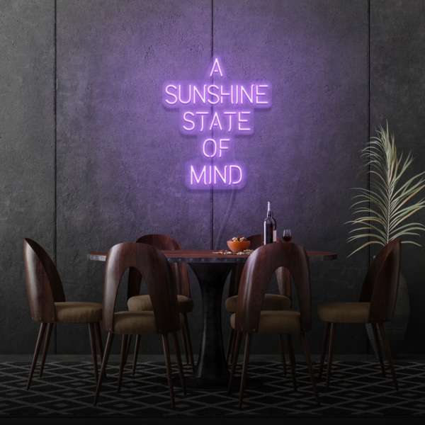 A Sunshine State of Mind LED Neon Sign