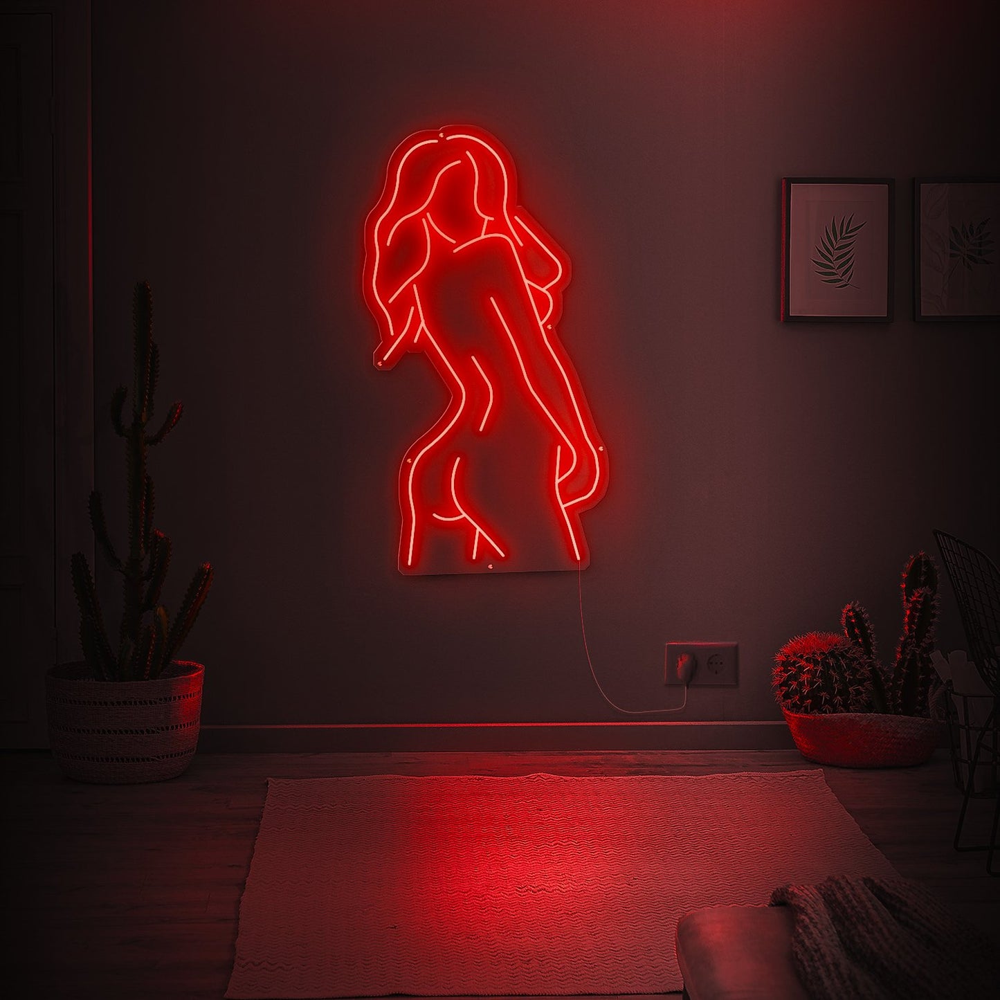 Women Body LED Neon Sign