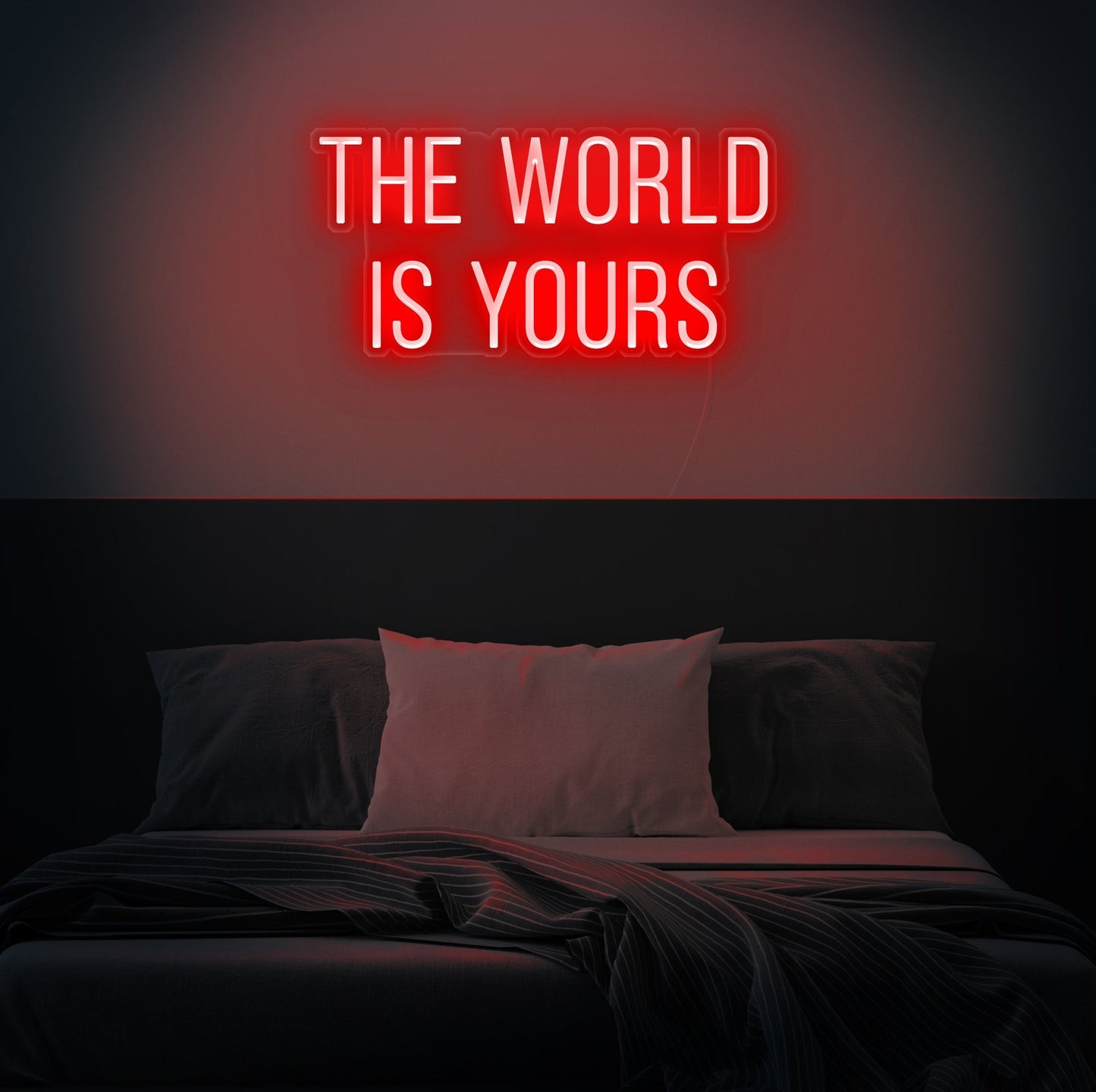 The World Is Yours LED Neon Sign