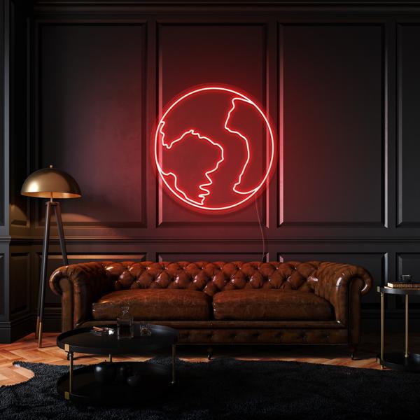 The Earth LED Neon Sign