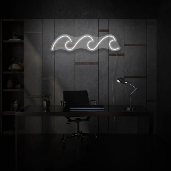 Three Waves LED Neon Sign, Beach Theme Neon Sign