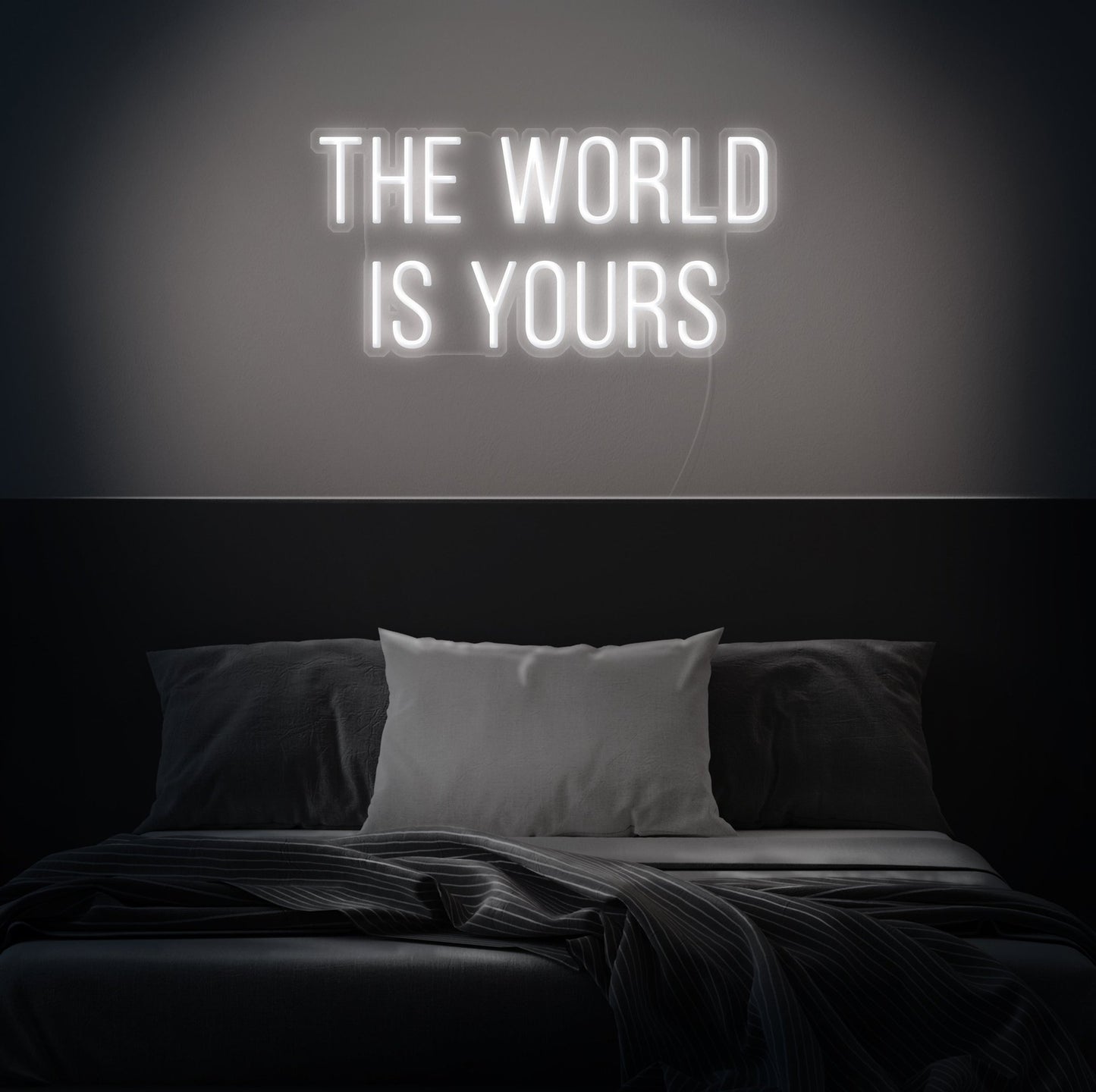 The World Is Yours LED Neon Sign