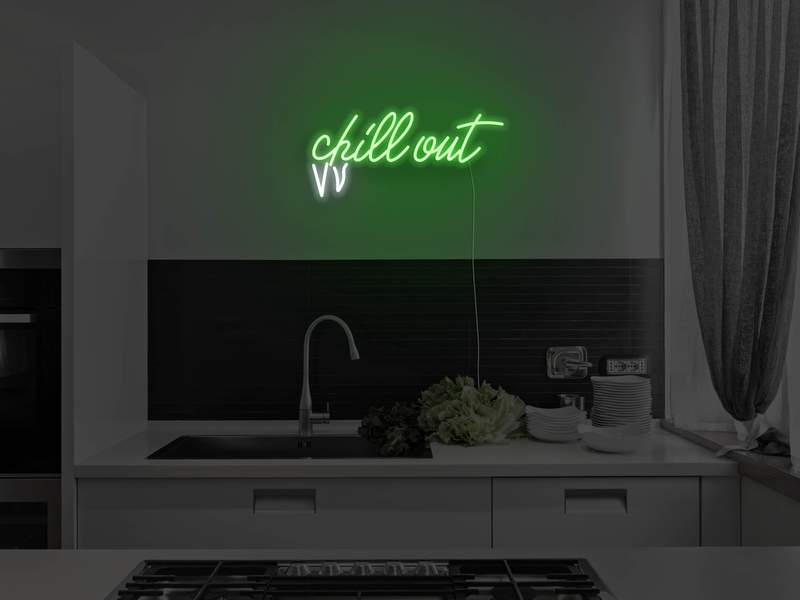Chill Out LED Neon Sign