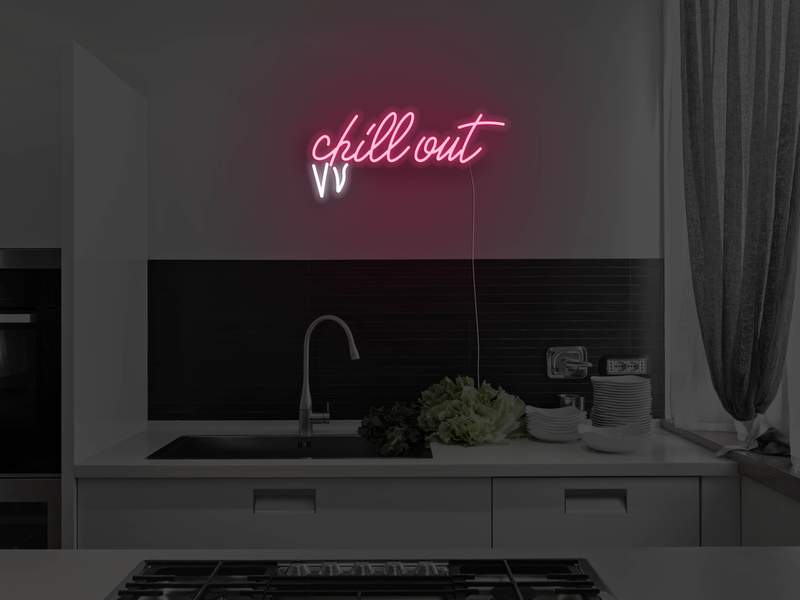 Chill Out LED Neon Sign