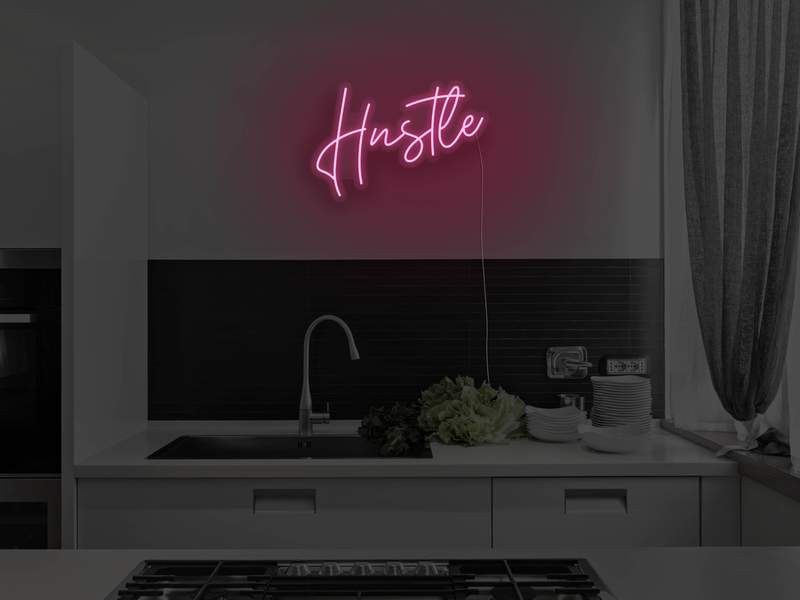 Hustle LED Neon Sign SK02