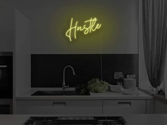 Hustle 2 LED Sign
