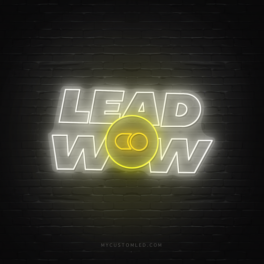 Custom LED Sign - Lead Wow