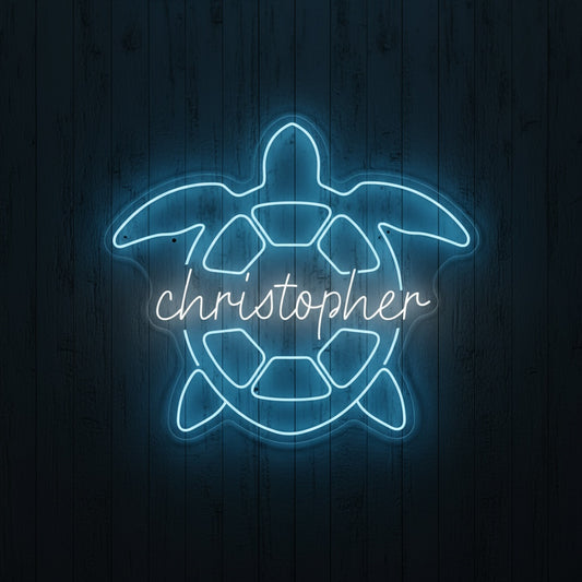 Custom Name Turtle LED Neon Sign