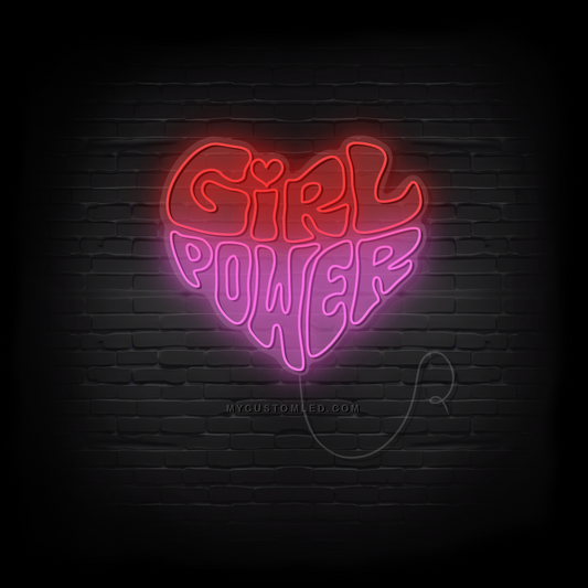 Girl Power Neon Sign