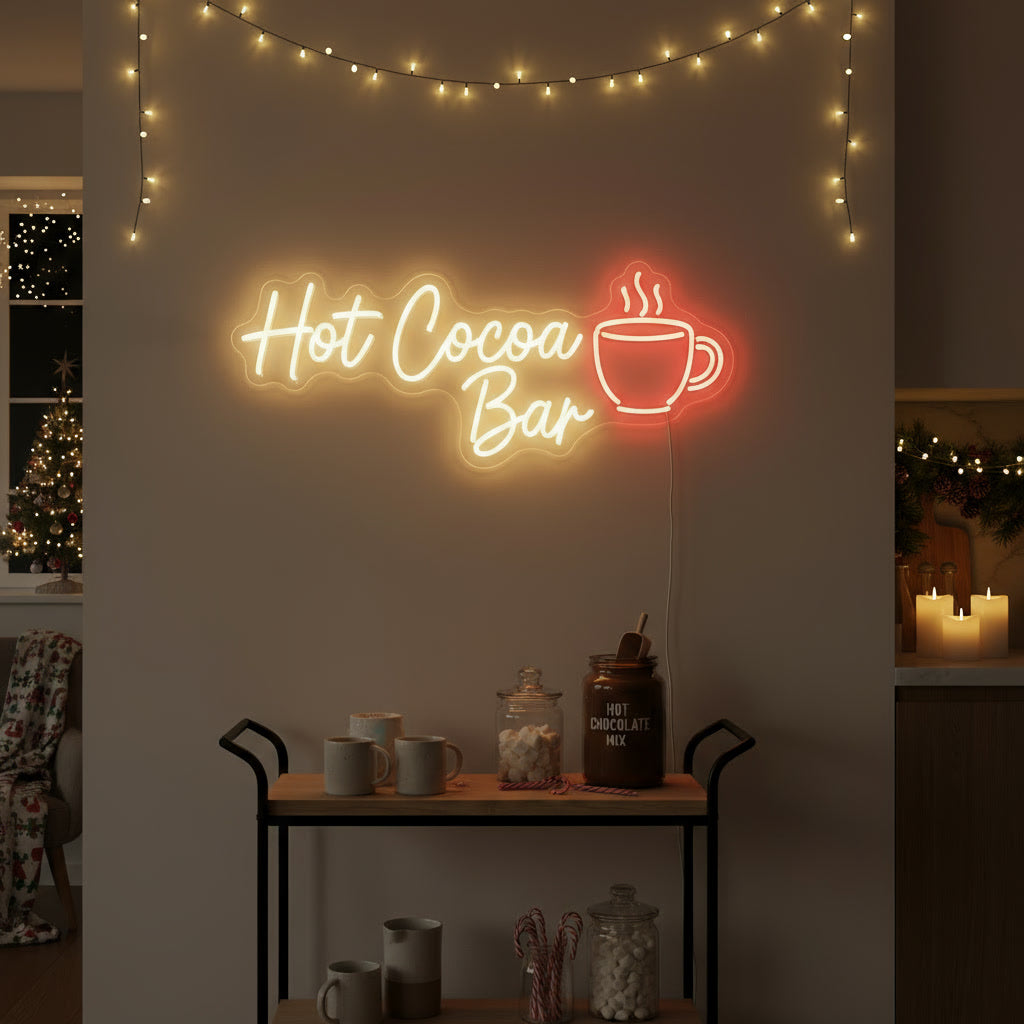 Hot Cocoa Bar LED Neon Sign