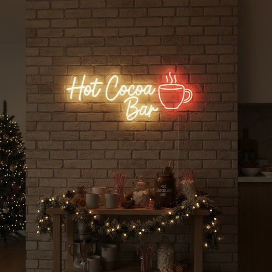 Hot Cocoa Bar LED Neon Sign