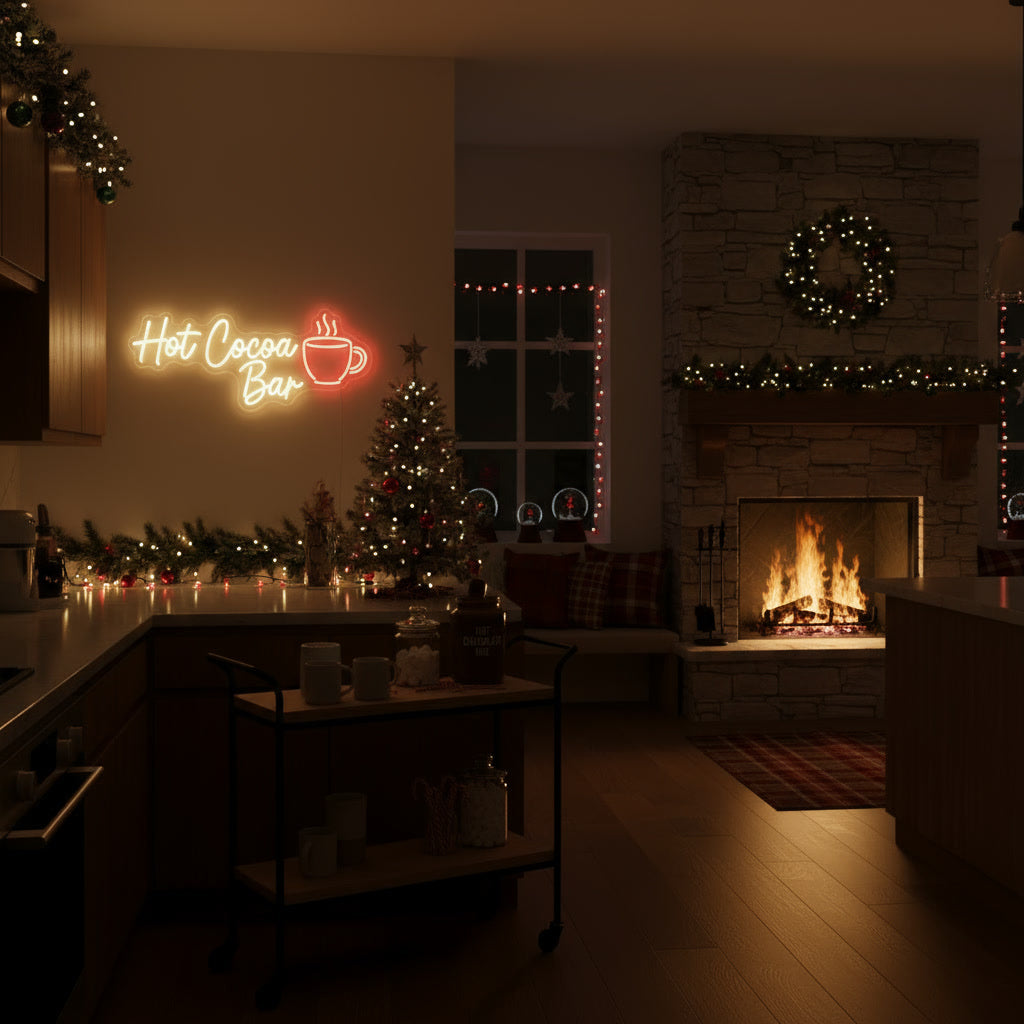 Hot Cocoa Bar LED Neon Sign