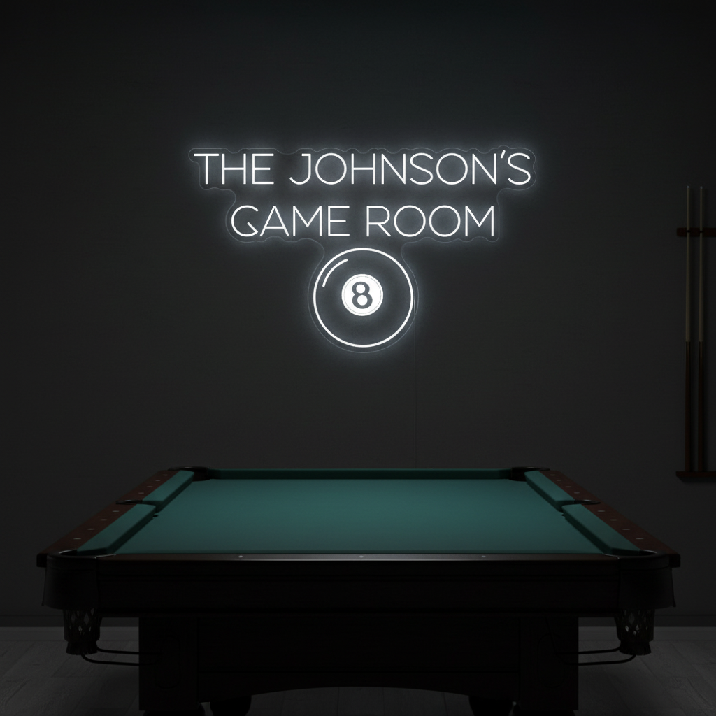 Personalized Game Room LED Neon Sign