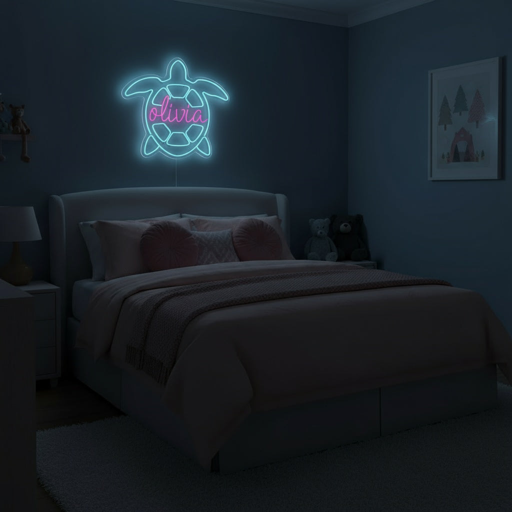 Custom Name Turtle LED Neon Sign
