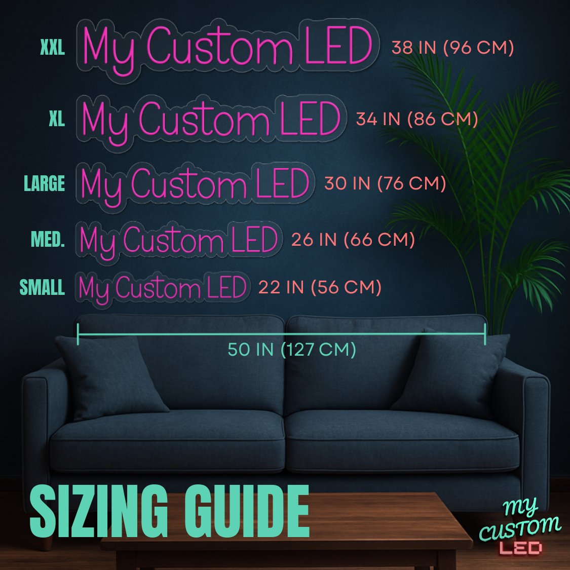 Make Waves LED Neon Sign, Beach Theme Neon Sign