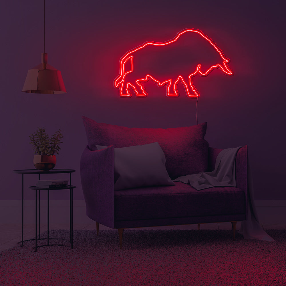 Bull Market Neon LED Sign
