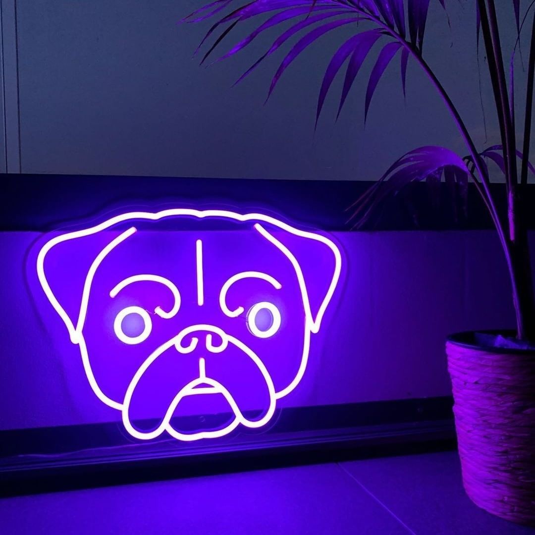 Pug LED Sign