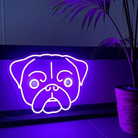 Pug LED Sign