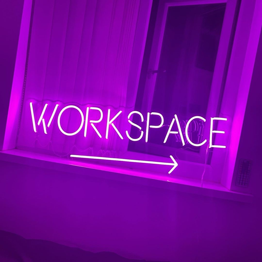 WorkSpace LED Sign
