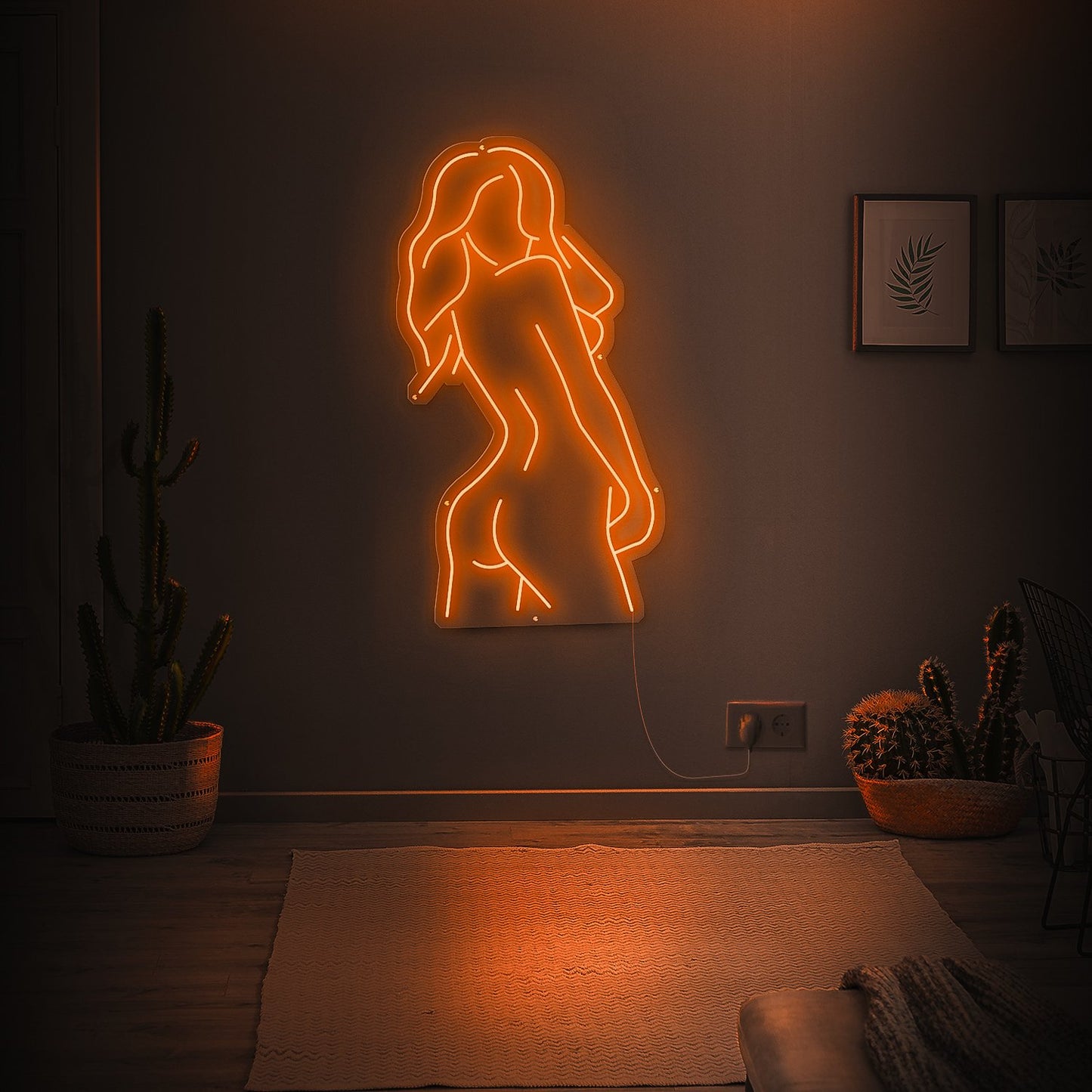 Women Body LED Sign