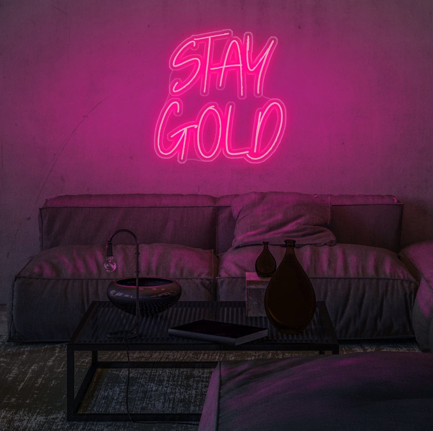 Stay Gold LED Sign