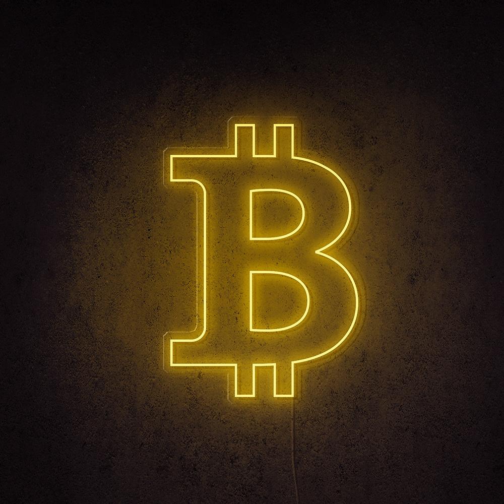 Bitcoin Neon LED Sign – My Custom LED