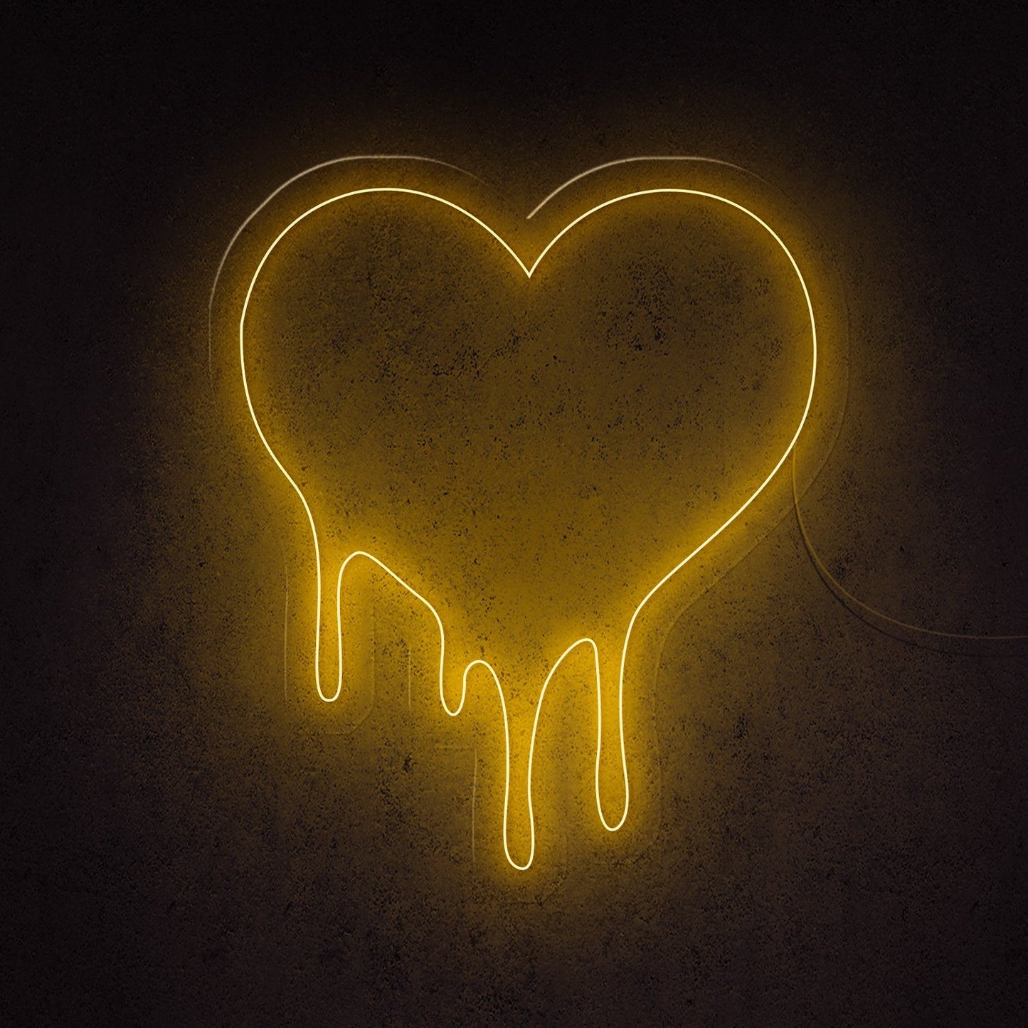 Dripping Heart LED Sign