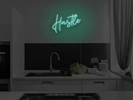 Hustle 2 LED Sign