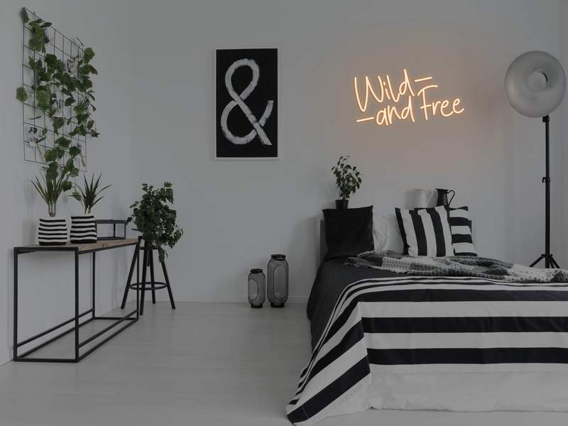 Wild And Free LED Neon Sign