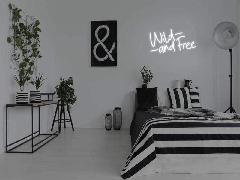 Wild And Free LED Neon Sign